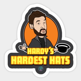 Hardy's Hardest Hats: The Podcast Sticker